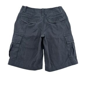 Roebuck & Co Mens Cargo Shorts Size 30 Dark Gray Cotton Pockets Casual Hiking